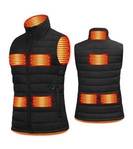lot 4149 image: uupalee Womens Heated Vest with Battery Pack Lightweight Warm Jacket Winter Slim Fit Coat Waterproof Fishing Vest M