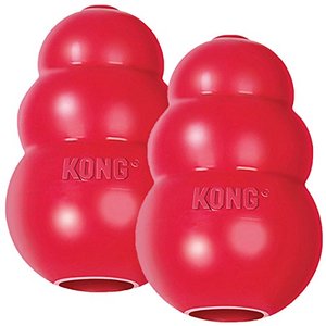 lot 4161 image: Kong Classic Dog Toy, Small - 2 Pack