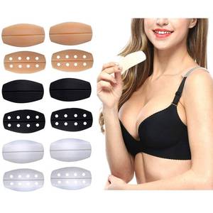 lot 4167 image: BaaSid Silicone bra strap cushion non-slip Soft shoulder dents Anti-Slip strap 6-Pair