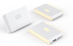 lot 4172 image: WYZE Rechargeable Night Lights with Dusk to Dawn & Motion Sensors, Warm & Soft White Step Lights for Bathroom,Hallway, Bedroom, Kids Room, Kitchen, Stairway, 3 Pack