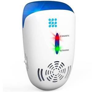 lot 4188 image: 1-Pack Effective Ultrasonic Pest Repeller - Wall Plug-in Electromagnetic  Ionic - Ant Fly Mosquito Mouse Rats Roach Repellent Indoor - Cockroach Control Safe Quiet Device - Up to 1500 Sq.Ft