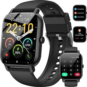 lot 4982 image: Smart Watch(AnswerMake Call), 1.85 Smartwatch for Men Women IP68 Waterproof, 110 Sport Modes, Fitness Activity Tracker, Heart Rate Sleep Monitor, Pedometer, Smart Watches for Android iOS, 2023