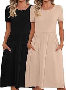lot 4143 image: Riyiper 2 Pack Womens Dresses XXL