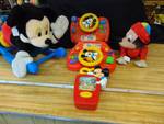 (5) ct. lot Mickey Mouse toys