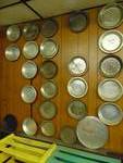 (26) ct. lot vintage pie tins; Mello rich, Helms, Poppin Fresh and others