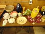 (16) ct. lot mixed ceramics; planters, vases, dishes and more