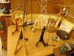 (20) ct. mixed lot metal and wooden displays easels, plate hangers and more