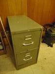 Sears 2- drawer metal filing cabinet, 15