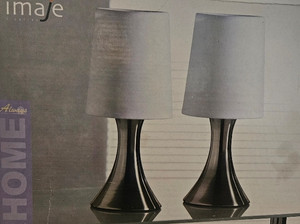 lot 10006 image: Always Home Turnin Touch Lamps (Set of 2)
