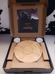 lot 10021 image: SMIRLY Charcuterie Boards Gift Set Charcuterie Board Set, Bamboo Cheese Board Set - Unique Mothers Day Gifts for Mom - House Warming Gifts New Home, Wedding Gifts for Couple, Bridal Shower Gift