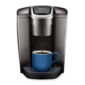 lot 10029 image: Keurig K-Elite Single Serve K-Cup Pod Coffee Maker with Strong Temperature Control Iced Coffee Capability 12oz Brew Size Programmable Brushed Slate