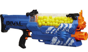 lot 10059 image: NERF Rival Nemesis MXVII-10K Blaster, Blue (Amazon Exclusive)