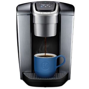 lot 10061 image: Keurig - K-Elite Single Serve K-Cup Pod Coffee Maker - Brushed Silver