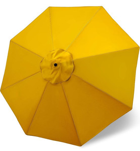 lot 10069 image: Blissun 9 Outdoor Patio Umbrella, Outdoor Table Umbrella, Yard Umbrella, Market Umbrella with 8 Sturdy Ribs, Push Button Tilt and Crank