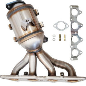 lot 10071 image: Catalytic Converter Compatible with Hyundai Accent 2012-2017, Kia RioSoul 1.6L 2012 - 2015 EPA Compliant