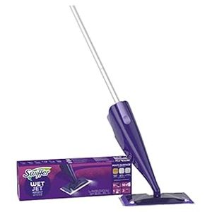 lot 10090 image: Swiffer WetJet Mop Starter Kit (1 Mop 10 Pads 1 Liquid Solution)