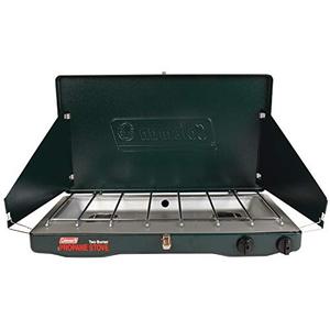 lot 1728 image: Coleman Gas Camping Stove  Classic Propane Stove, 2 Burner, 4.1 x 21.9 x 13.7 Inches