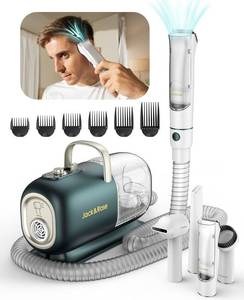 lot 1758 image: Vacuum Hair Clippers, Mess-Free Home Haircut Kit for Men and Kids, Game-Changer Clippers for Hair Cutting Trimming, Autism Friendly Vacuum Hair Cutter