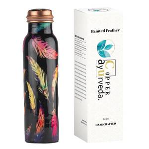 lot 1779 image: Copper Ayurveda Copper Water Bottle �� Copper Bottles Ayurveda �� Handcrafted Copper Water Bottle for Drinking with Ayurvedic Properties �� Aesthetic Water Bottle �� Spillproof Design �� 34oz