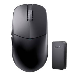 lot 1794 image: Lamzu Atlantis OG V2 4K Wireless Gaming Mouse, Ultra Lightweight 57g, 26000 DPI, Symmetrical, Mechanical Switch, Silver TTC Encoder, PAW3395 Sensor, MCU Nordic 52840-4K Dongle Included