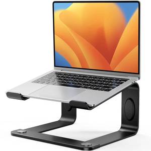 lot 1796 image: LORYERGO Laptop Stand, Ergonomic Laptop Riser Laptop Mount for Desk, Notebook Stand Compatible with All 10-15.6�� Laptops, Black
