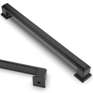 lot 1797 image: Asidrama 10 Pack 7.5 Inch(192mm) Matte Black Kitchen Cabinet Handles Cabinet Pulls Kitchen Cabinet Hardware for Cupboard Drawer Handles Dresser Pulls