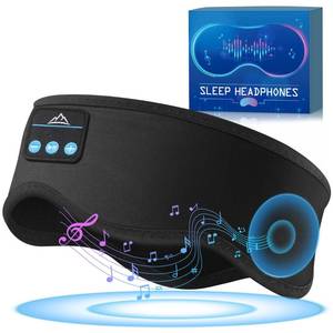 lot 1803 image: Bluetooth Sleep Headphones - Cozy Eye Mask with Wireless Music for Side Sleepers