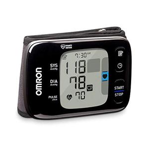 lot 1808 image: Omron 7 Series Wireless Wrist Blood Pressure Monitor, Black