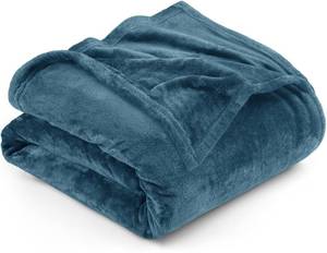 lot 1809 image: Utopia Bedding Fleece Blanket Full Size Stone Blue 300GSM Luxury Fuzzy Soft Anti-Static Microfiber Bed Blanket (90x84 Inches)