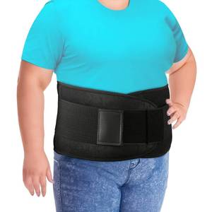 lot 1811 image: Back Brace for Lower Back Pain - Lumbar Support Relief for Back Pain, Sciatica, Herniated Disc, Scoliosis and more - Adjustable Support Straps - Lower Back Belt for Women and Men 3XL4XL(45-53)
