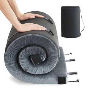 lot 1820 image: HomeMate CertiPUR-US Memory Foam Camping Mattress Pad Portable Roll Up Mattress for Adults Sleeping Mat Cot Mattress Pad Car Tent Floor Mattress Removable Waterproof Cover Travel Bag Guest Bed