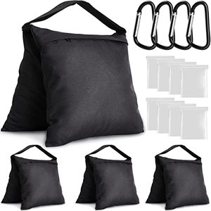 lot 1848 image: Aimosen 4 Packs Sandbags Weight Bags for Light Stand Photography Video Equipment, Heavy Duty Saddlebag for Backdrop Stand, Photo Tripod, Canopy, Pop up Tent, Umbrella Base, Fishing Chair, Picnic Table
