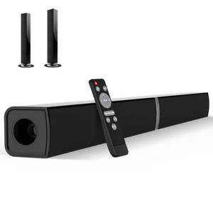 lot 1872 image: MZEIBO TV Sound Bar, Sound Bars for TV Bluetooth 5.0 Soundbar 50W Split Soundbars with HDMI-ARCOpticalAUX Connection, 2-in-1 Detachable Soundbar for Home Theater Audio