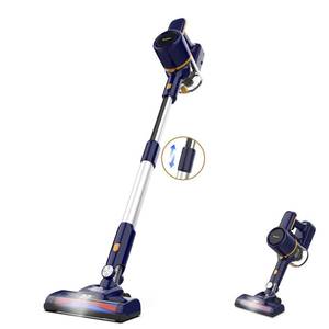 lot 1900 image: POWEART N700 Cordless Vacuum Cleaner, 30Kpa Powerful Cordless Stick Vacuum, 180° Foldable Wand, Extended Runtime, 8-in-1 Vacuum Cleaner for Home - Blue,APPEARS USED