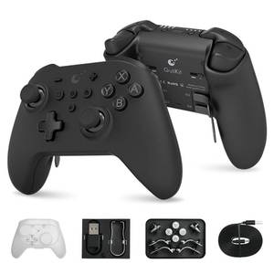 lot 1906 image: GuliKit KK3 MAX Controller (No Drift) for SwitchPCAndroidMacOSIOS with 4 Back Buttons, Hall Joysticks and Triggers, MaglevRotorHD Vibration,1000Hz Polling Rate, RGB lights