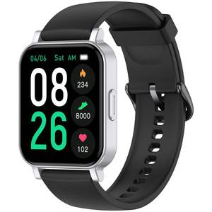 lot 1915 image: EURANS Smart Watch 41mm, Full Touchscreen Smartwatch, Fitness Tracker with Heart Rate Monitor & SpO2, IP68 Waterproof Pedometer Watch for Women Men Compatible with iOS & Android Phones
