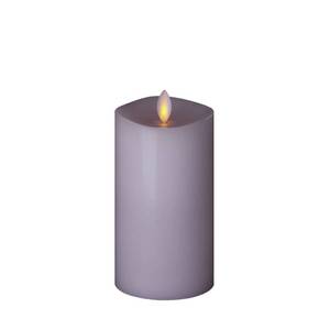 lot 1917 image: Symphony Rhythm Sensing Flameless Candle, Real Wax Pillar Candle, Include Flickering Realistic LED Flame, Remote, Music Sync Flickering Flame, Flame Control, Home Decoration (3x6 inches, White)