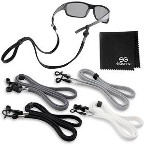 lot 60434 image: SIGONNA Eyeglass Holder Straps - 4 Premium Eyeglasses Cord for Men - Eye Glass Accessory Chain for Women - Sunglass Lanyard Around Neck - 4 Cords