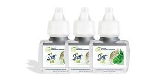 lot 60437 image: Scent Fill 100% Natural Eucalyptus Spearmint Plug in Air Freshener, Scented Oil Refills, 3 Refills