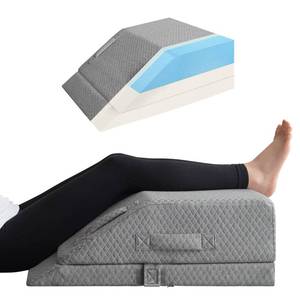 lot 60492 image: Adjustable Leg Elevation Pillows for Swelling, Cooling Gel Memory Foam Wedge Pillows for After Surgery, Sciatica Back Knee Hip Ankles Pain Relief, Leg Pillows for Sleeping Blood Circulation