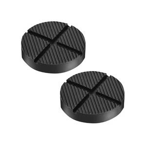 lot 60502 image: Soarhigh 2Pcs Jack Pads Adapter Universal Floor Jack Rubber Pad Lifting Jack Pad Pinch Weld Side Frame Rail Protector 3 Ton