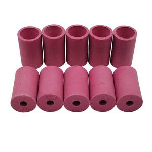 lot 60584 image: Sandblaster Gun Nozzles 10Pcs Tip Sand Blaster Replacement Cylinder Ceramic Abrasive Nozzles for Blasting (Pink)