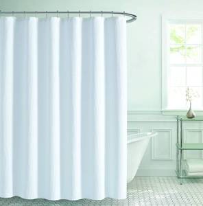 lot 60662 image: Laura Ashley - Kayla Waffle 13 Piece Shower Curtain Set  Elegant Bathroom Dcor  Machine Washable  Measures 70 in x 72 in  100% Polyester  White