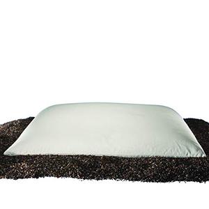 lot 60697 image: Sobakawa Traditional Buckwheat Pillow Organic Cotton with Natural Technology for Cool Sleep, Neck Support for Back and Side Sleepers or as a Meditation Cushion, White (Standard)