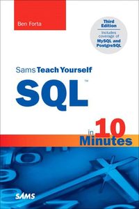 lot 60707 image: Sams Teach Yourself SQL in 10 Minutes