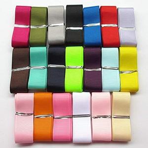 lot 60722 image: Chenkou Craft Assorted of 20 Yards Grosgrain Ribbon Total 20 Colors Mix Lots Bulk (58(15mm), Multi-Colored)