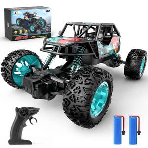 lot 60733 image: DEERC DE70 Remote Control Truck WMetal Shell, 60 Mins, 2.4G, 122 RC Cars Crawler for Boys, Monster Trucks, Toy Vehicle Car Gift for Kids Adults Girls
