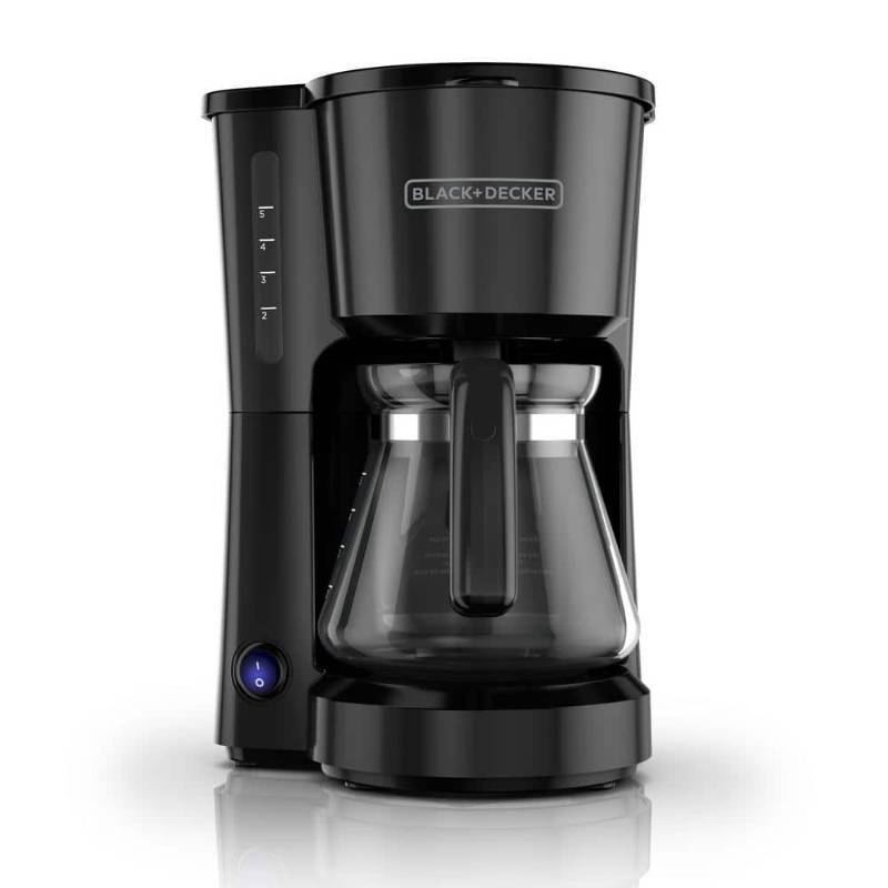 lot 48736 image: BLACKDECKER 5-Cup Coffee Maker Compact Design Black CM0700B