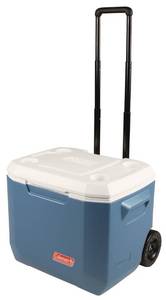 lot 7659 image: Coleman Portable Rolling Cooler  50 Quart Xtreme 5 Day Cooler with Wheels  Wheeled Hard Cooler Keeps Ice Up to 5 Days