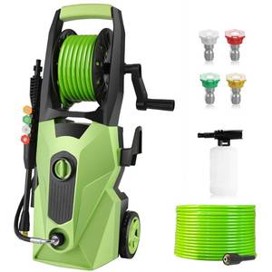 lot 7717 image: Commowner Electric Pressure Washer 2024 Newest 2.8 GPM Professional High Power Washer with 33ft Pressure Hose, 4 Nozzle and Detergent Tank for Cars, Fences, Patio